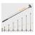 K&F Concept KF4426 MS19 - mini statyw i selfie stick (2w1) do smartfona - wymiary